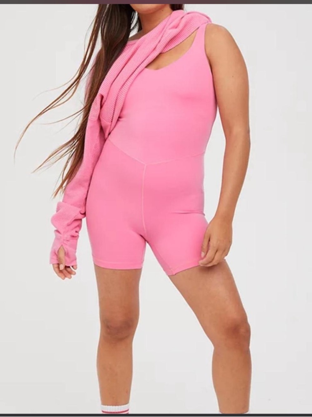 Offline by Aerie Real Me Low Key Romper Size Large